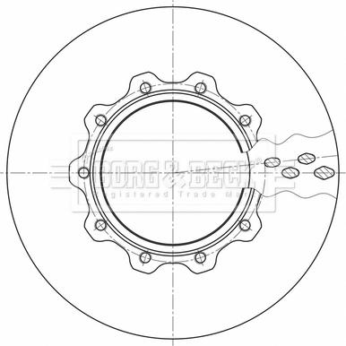 Borg & Beck BBD32615 - Гальмівний диск autozip.com.ua