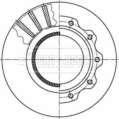 Borg & Beck BBD32617 - Гальмівний диск autozip.com.ua