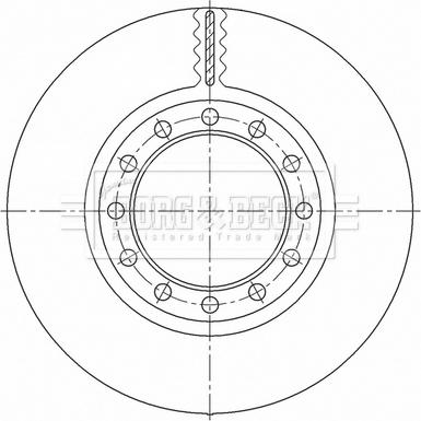 Borg & Beck BBD32639 - Гальмівний диск autozip.com.ua