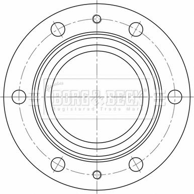 Borg & Beck BBD32633 - Гальмівний диск autozip.com.ua
