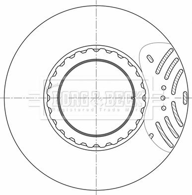 Borg & Beck BBD32622 - Гальмівний диск autozip.com.ua