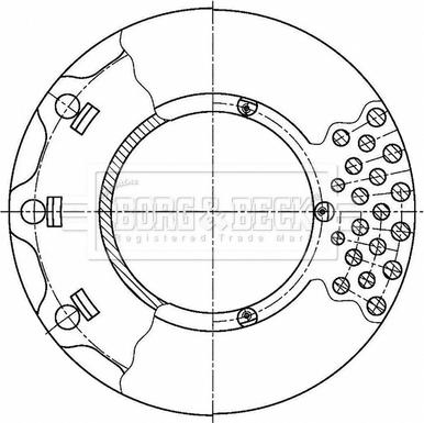 Borg & Beck BBD32891 - Гальмівний диск autozip.com.ua