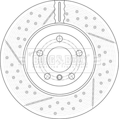 Borg & Beck BBD7009S - Гальмівний диск autozip.com.ua