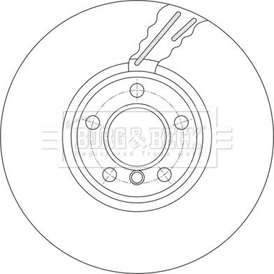 Borg & Beck BBD7004S - Гальмівний диск autozip.com.ua