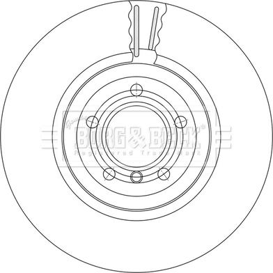 Borg & Beck BBD7002S - Гальмівний диск autozip.com.ua