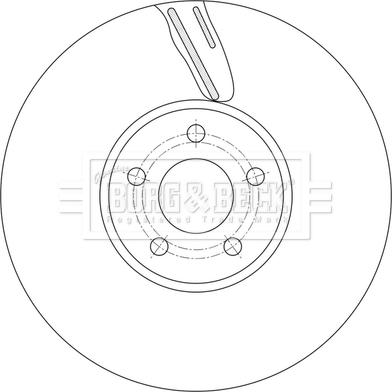 Borg & Beck BBD7018S - Гальмівний диск autozip.com.ua