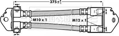 Borg & Beck BBH6998 - Гальмівний шланг autozip.com.ua