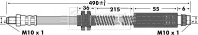 Borg & Beck BBH6908 - Гальмівний шланг autozip.com.ua