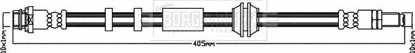 Borg & Beck BBH8411 - Гальмівний шланг autozip.com.ua