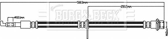 Borg & Beck BBH8484 - Гальмівний шланг autozip.com.ua