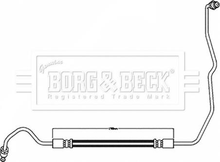 Borg & Beck BBH8597 - Гальмівний шланг autozip.com.ua