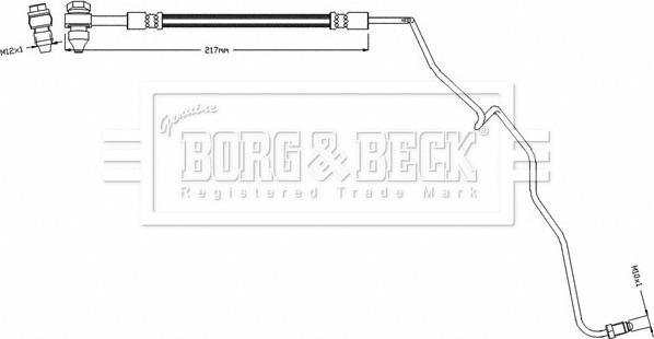 Borg & Beck BBH8503 - Гальмівний шланг autozip.com.ua