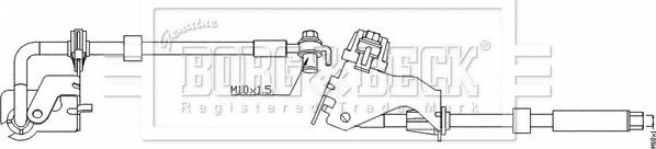 Borg & Beck BBH8535 - Гальмівний шланг autozip.com.ua