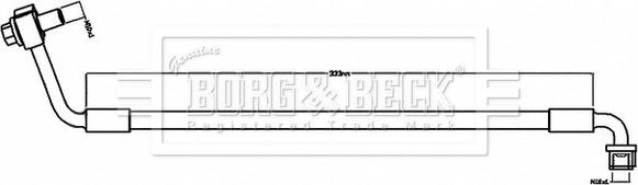 Borg & Beck BBH8693 - Гальмівний шланг autozip.com.ua