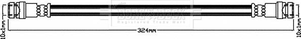 Borg & Beck BBH8660 - Гальмівний шланг autozip.com.ua