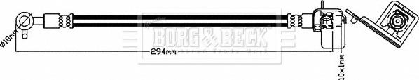 Borg & Beck BBH8185 - Гальмівний шланг autozip.com.ua