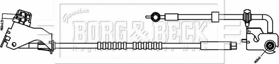 Borg & Beck BBH8850 - Гальмівний шланг autozip.com.ua