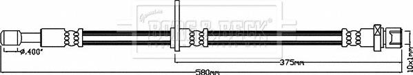 Borg & Beck BBH8252 - Гальмівний шланг autozip.com.ua