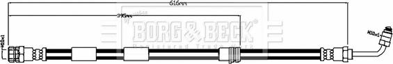 Borg & Beck BBH8771 - Гальмівний шланг autozip.com.ua