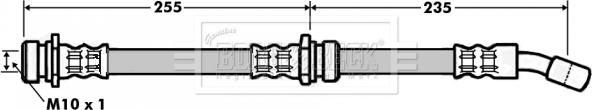 Borg & Beck BBH7008 - Гальмівний шланг autozip.com.ua