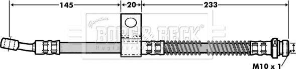 Borg & Beck BBH7003 - Гальмівний шланг autozip.com.ua