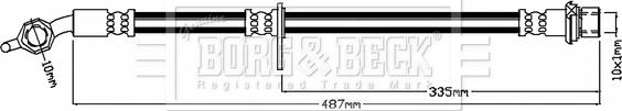 Borg & Beck BBH7269 - Гальмівний шланг autozip.com.ua