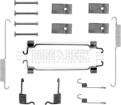 Borg & Beck BBK6025 - Комплектуючі, гальмівна система autozip.com.ua