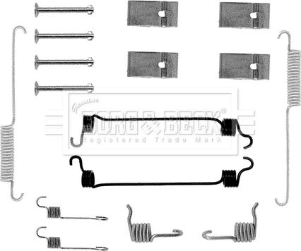 Borg & Beck BBK6026 - Комплектуючі, гальмівна система autozip.com.ua
