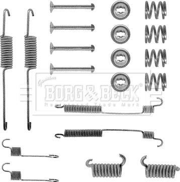 Borg & Beck BBK6023 - Комплектуючі, гальмівна система autozip.com.ua