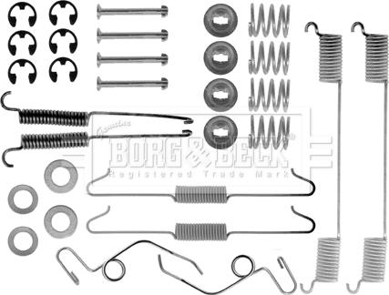 Borg & Beck BBK6119 - Комплектуючі, барабанний гальмівний механізм autozip.com.ua