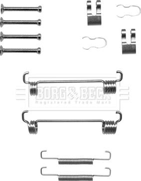 Borg & Beck BBK6189 - Комплектуючі, гальмівна система autozip.com.ua