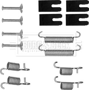 Borg & Beck BBK6188 - Комплектуючі, гальмівна система autozip.com.ua