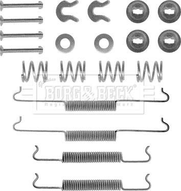 Borg & Beck BBK6120 - Комплектуючі, барабанний гальмівний механізм autozip.com.ua