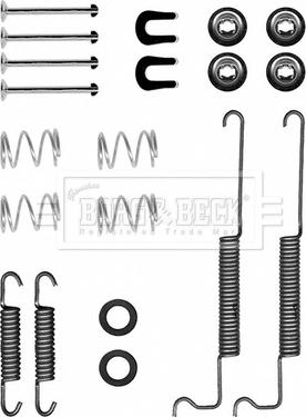 Borg & Beck BBK6349 - Комплектуючі, барабанний гальмівний механізм autozip.com.ua