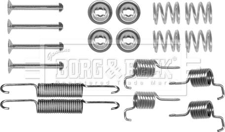 Borg & Beck BBK6306 - Комплектуючі, гальмівна система autozip.com.ua