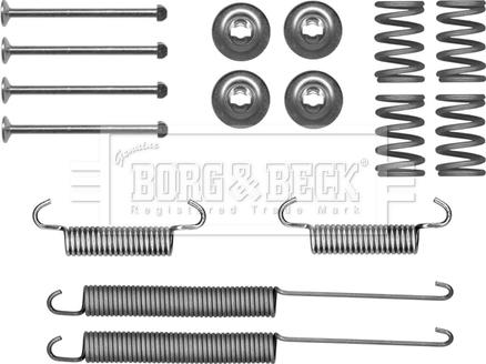 Borg & Beck BBK6314 - Комплектуючі, барабанний гальмівний механізм autozip.com.ua