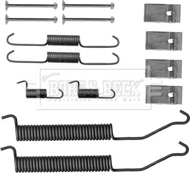 Borg & Beck BBK6298 - Комплектуючі, барабанний гальмівний механізм autozip.com.ua