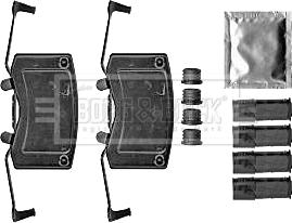 Borg & Beck BBK1413 - Комплектуючі, колодки дискового гальма autozip.com.ua