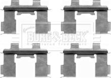 Borg & Beck BBK1484 - Комплектуючі, колодки дискового гальма autozip.com.ua