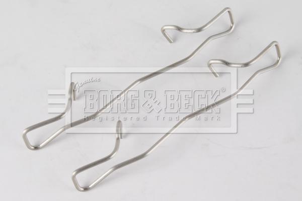 Borg & Beck BBK1545 - Комплектуючі, колодки дискового гальма autozip.com.ua