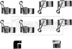 Borg & Beck BBK1554 - Комплектуючі, колодки дискового гальма autozip.com.ua