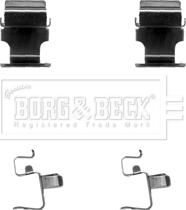 Borg & Beck BBK1313 - Комплектуючі, колодки дискового гальма autozip.com.ua