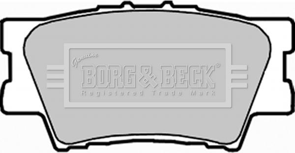 Borg & Beck BBP1990 - Гальмівні колодки, дискові гальма autozip.com.ua