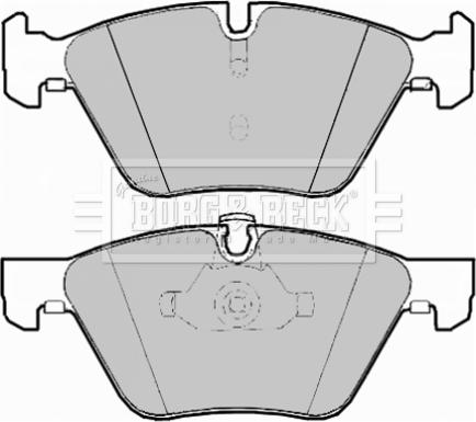 Borg & Beck BBP1948 - Гальмівні колодки, дискові гальма autozip.com.ua