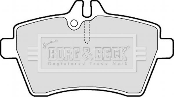 Borg & Beck BBP1950 - Гальмівні колодки, дискові гальма autozip.com.ua