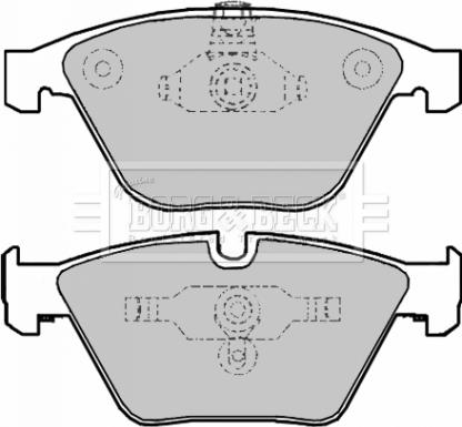 Borg & Beck BBP1969 - Гальмівні колодки, дискові гальма autozip.com.ua