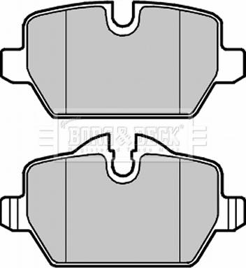 Borg & Beck BBP1960 - Гальмівні колодки, дискові гальма autozip.com.ua