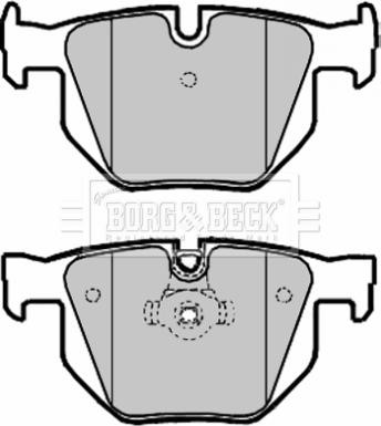 Borg & Beck BBP1961 - Гальмівні колодки, дискові гальма autozip.com.ua