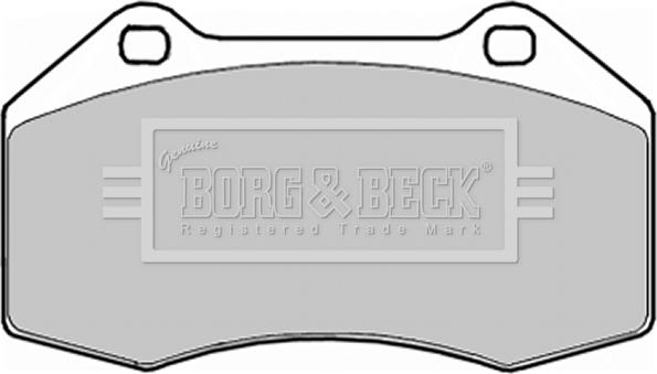 Borg & Beck BBP1909 - Гальмівні колодки, дискові гальма autozip.com.ua