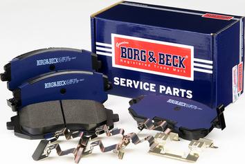 Borg & Beck BBP1905 - Гальмівні колодки, дискові гальма autozip.com.ua